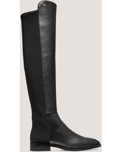 Stuart Weitzman Keelan City Boot The Sw Outlet - Black