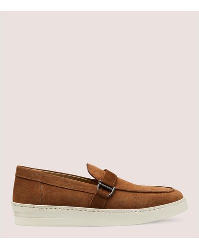 Stuart Weitzman Hamptons Buckle Loafer Men's - Brown