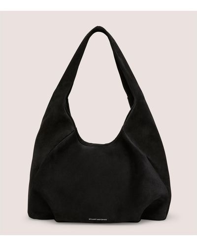 Stuart Weitzman The Moda Hobo Bag Handbags - Black