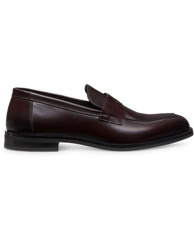 Stuart Weitzman , Sw Club Classic Penny Loafer, Loafers, - Brown