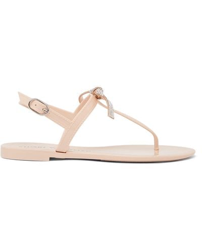 Stuart Weitzman , SW BOW JELLY SANDAL, Mothers day 30 off, - Natur