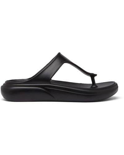 Stuart Weitzman , Stuflex T-strap Slid, Last Chance, - Black