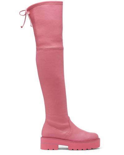 Stuart Weitzman , LOWLAND ULTRALIFT OVER-THE-KNEE BOOT, Last chance, - Rosa