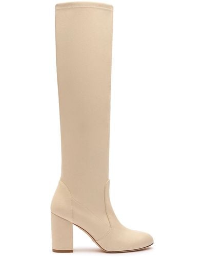 Stuart Weitzman , Yuliana 85 Slouch Boot, Boots And Booties, - Natural