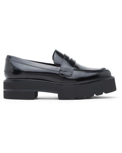 Stuart Weitzman , Ultralift Loafer, Flats And Loafers, - Black