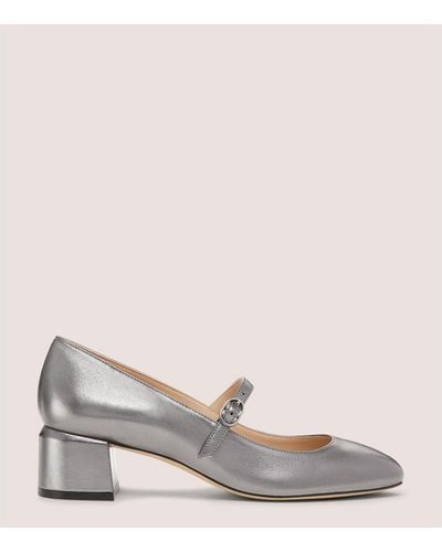 Stuart Weitzman Gabby 45 Mary Jane The Sw Outlet - Gray