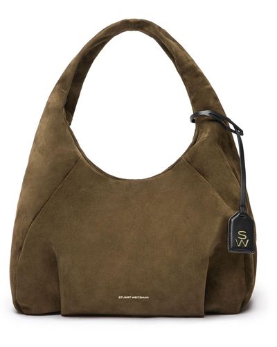 Stuart Weitzman , The Moda Hobo Bag, Bags, - Brown