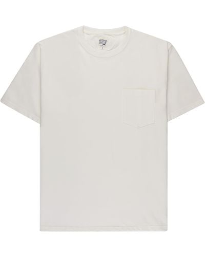 Orslow Crew Neck Pocket T-shirt - White
