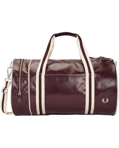 Fred Perry Classic Barrel Bag - Red
