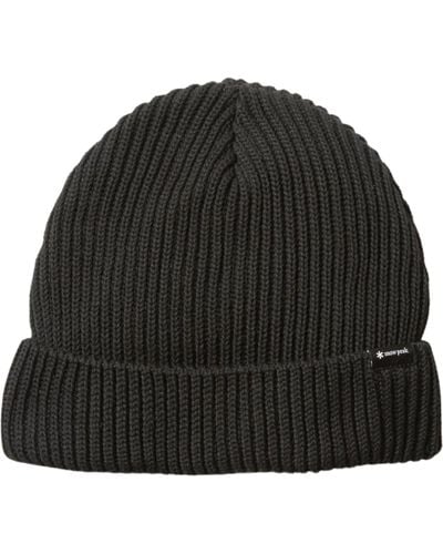 Snow Peak Co/pe Knit Cap - Black