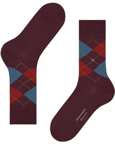 Burlington Edinburgh Socks - Red