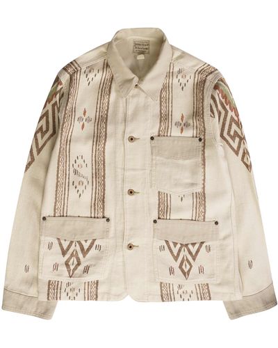 RRL Linen-cotton Shirt Jacket - Natural