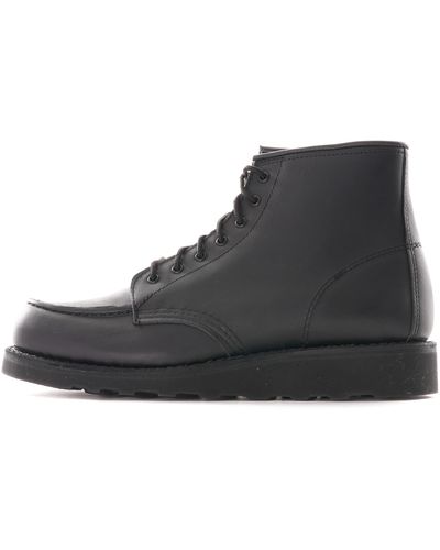 Red Wing 6-inch Moc Toe Boots 3373 - Black