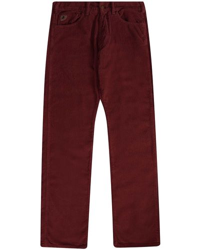 Mens Burgundy Pants