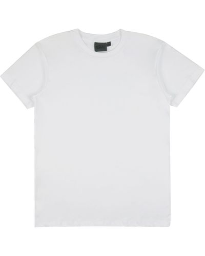 Naked & Famous Naked And Famous Vintage Circular Knit White T