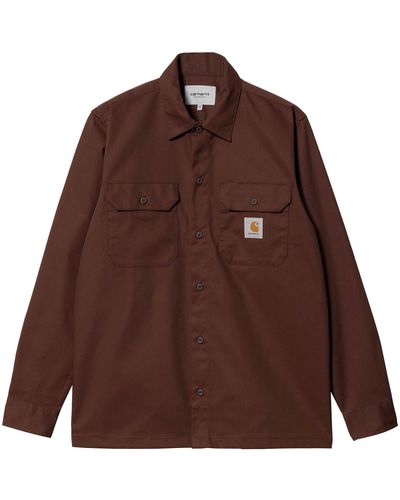 Carhartt Long Sleeve Master Shirt - Ale - Brown