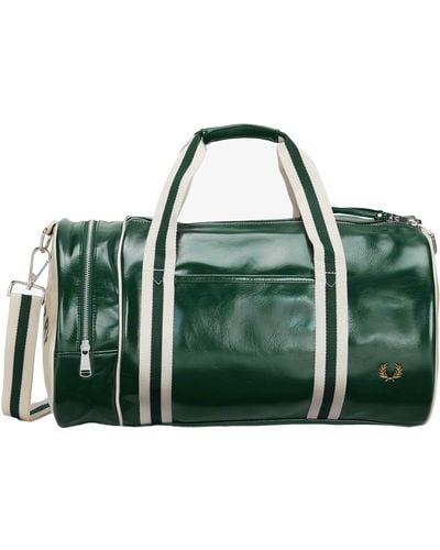 Fred Perry Classic Barrel Bag - Green