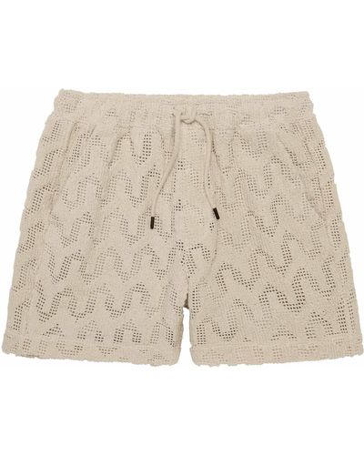 Oas Crochet Shorts - Natural