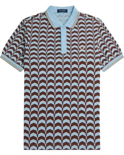 Fred Perry M7727 Bold Print Polo Shirt - Multicolour