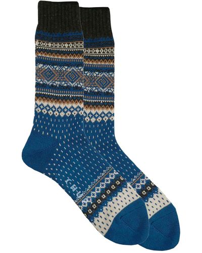 Chup Socks Log Home - Blue