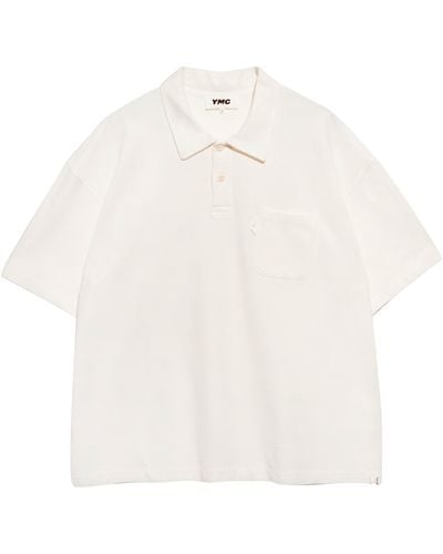 YMC Earth Polo Shirt - White