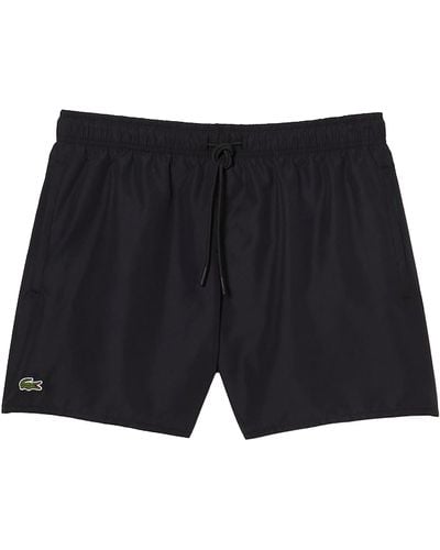Lacoste Lightweight Swim Shorts - Black