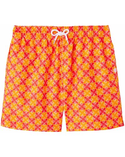 Derek Rose Tropez 11 Swim Shorts - Orange