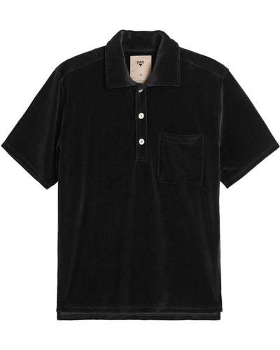 Oas Velour Shirt - Black