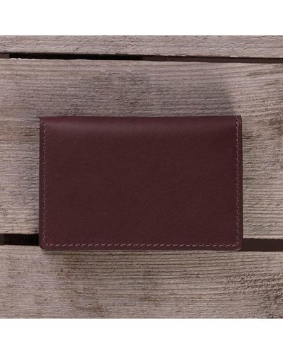 None Of The Above Card Holder - Brown