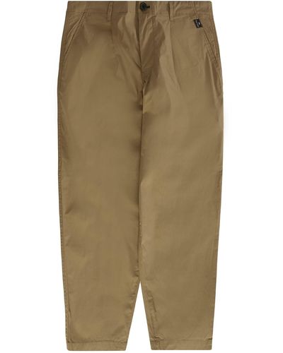 Paul Smith Tapered Fit Pleated Trousers - Green