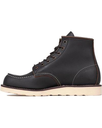 Red Wing 6" Moc Boots - Black