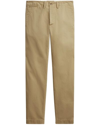 RRL Officer's Chino Trousers - Natural