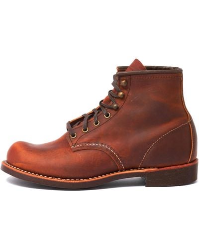 Red Wing Blacksmith 3343 Copper Leather Boots - Brown