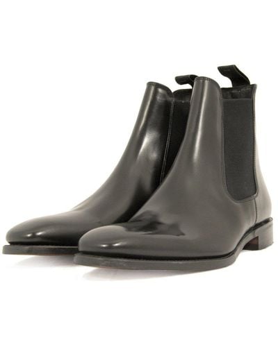 Loake Mitchum Black Leather Chelsea Boot