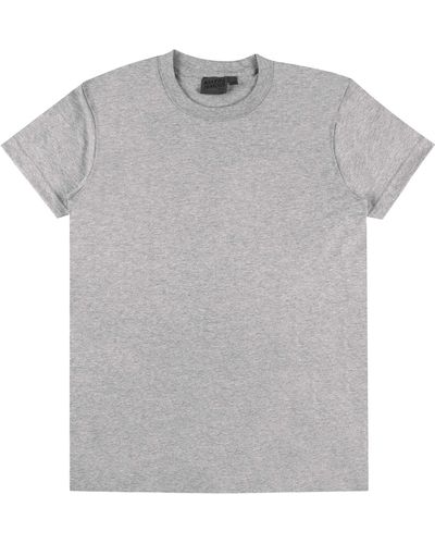 Naked & Famous Naked And Famous Vintage Circular Knit Grey T-s