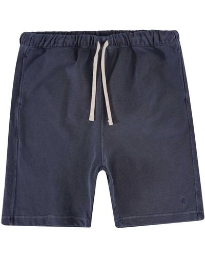 Nigel Cabourn Embroidered Arrow Shorts - Blue