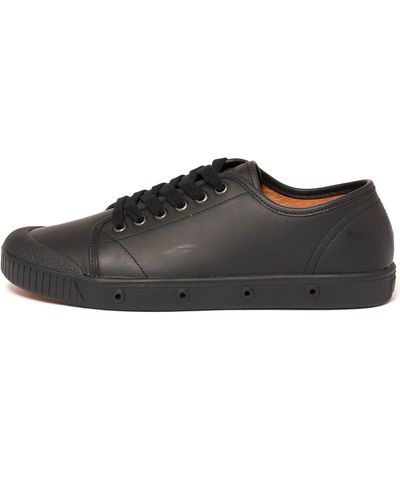 Spring Court Nappa Leather Shoes - Black