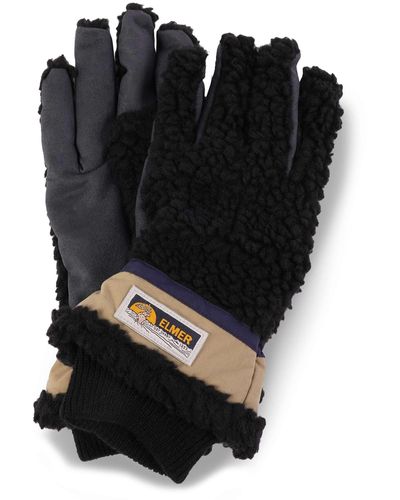 Elmer Gloves Teddy Fleece Gloves - Black