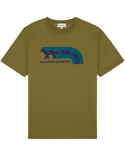 Maison Kitsuné Flash Fox Comfort T-shirt - Green