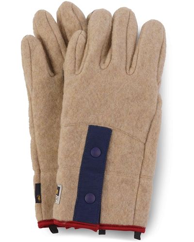 Elmer Gloves Recycled Wool Fleece Gloves - Brown