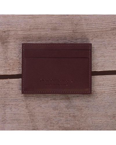 None Of The Above Card Holder 3474706 - Brown