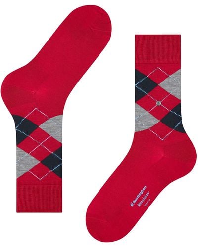 Burlington Manchester Socks - Red