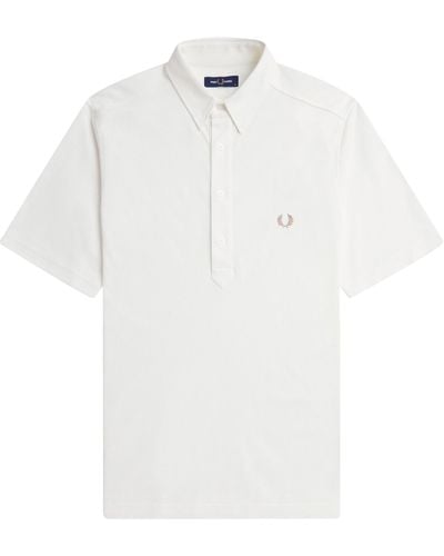 Fred Perry Pullover Shirt - White
