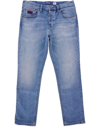 C17 Jeans C17 Cedixsept Jeans Regular Tapered Vintage Wash - Blue
