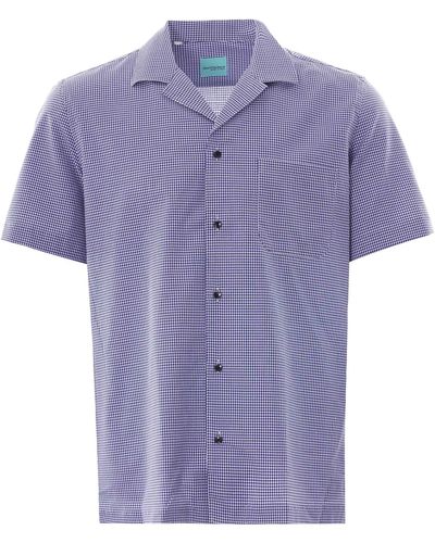 None Of The Above Nota Short Sleeve Shirt - Purple