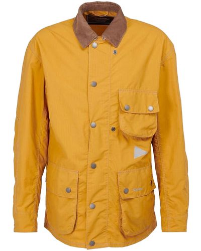 Barbour X And Wander Pivot Casual Jacket - Yellow