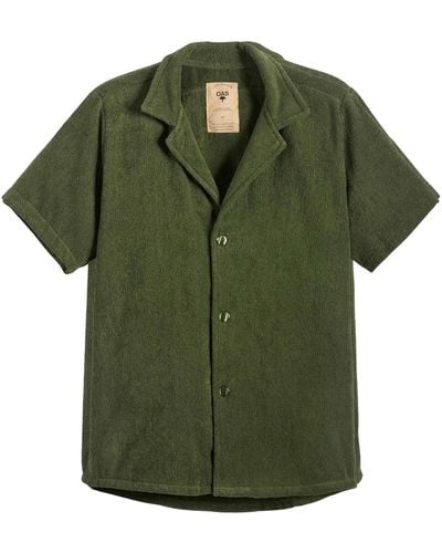 Oas Oas Cuba Terry Shirt - Green