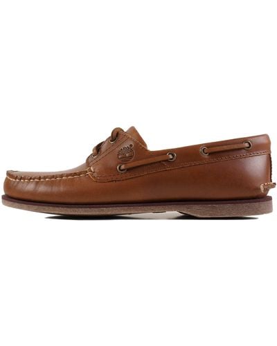 Timberland Classic Leather Boat Shoe - Brown