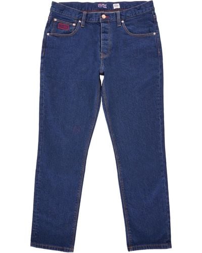 C17 Jeans Regular Tapered | Indigo Rinsed | C17rtd001-rin - Blue