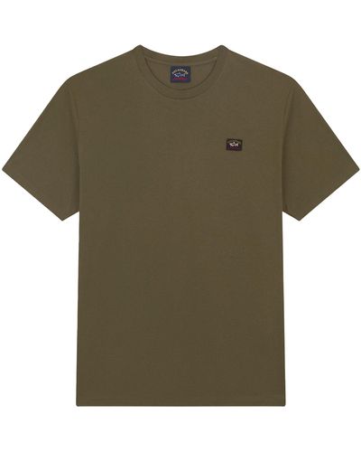 Paul & Shark Short Sleeve Cotton T-shirt - Green